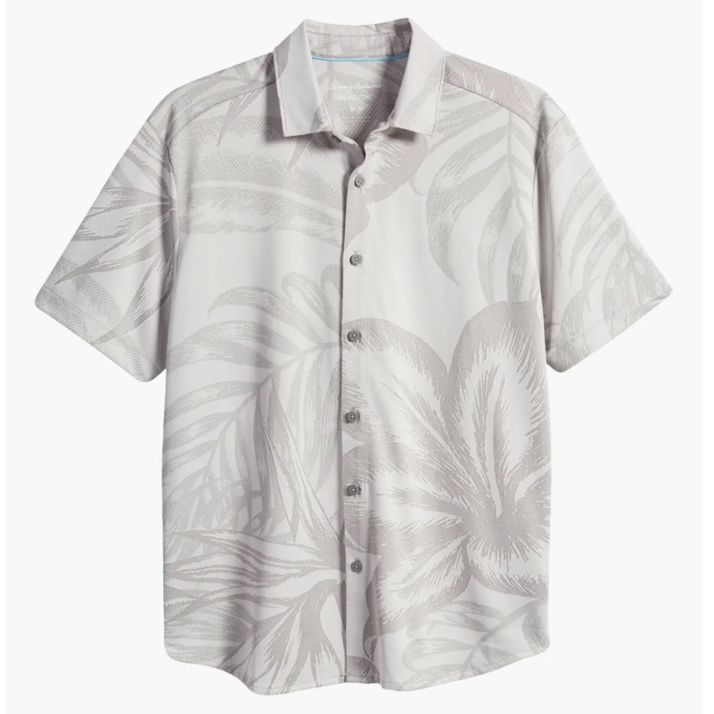 NWT Tommy Bahama IslandZone Palm Coast Fresco Floral Print Camp Shirt Size 4XLB